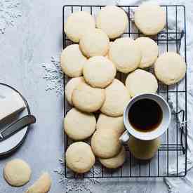 Whipped Gluten Free Shortbread Cookies