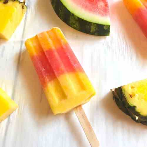 Mango Watermelon Pineapple Pops