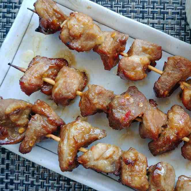 Pork Satay Skewers