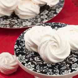 Almond Marshmallow Meringues