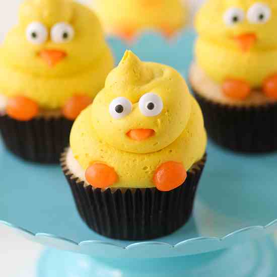 Spring Chick Cupcakes