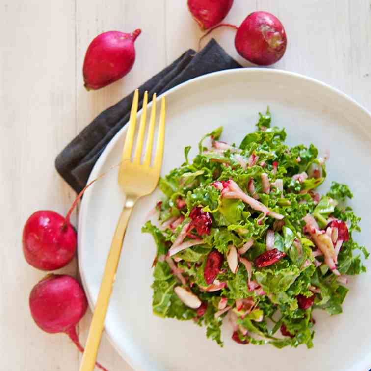 Kale and Radish Slaw