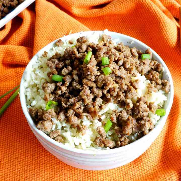 Paleo Korean Ground Beef