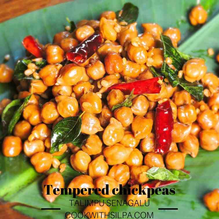 Tempered chickpeas - Talimpu senagalu