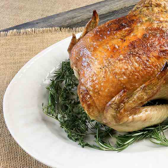 Garlic-Herb Whole Roasted Chicken