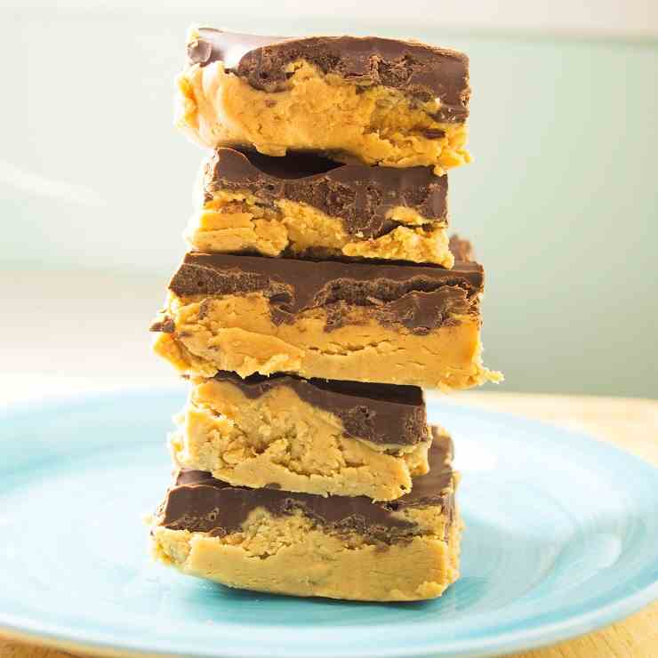 No Bake Chocolate Peanut Butter Bars