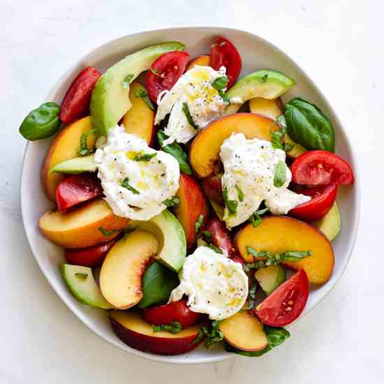 Peach Caprese Salad