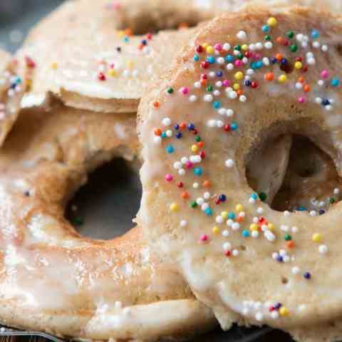 glazed donut pancakes