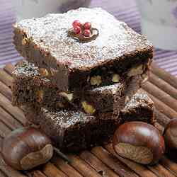 Chestnut rose pepper brownie