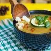 Zucchini-Basil Creamy Soup