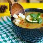 Zucchini-Basil Creamy Soup