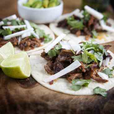 Lamb Barbacoa Avocado Tacos