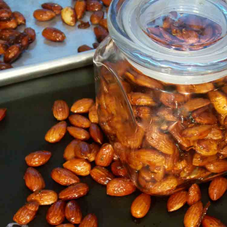 Rosemary Chipotle Roasted Almonds