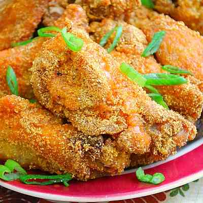 Cornmeal Buffalo Wings