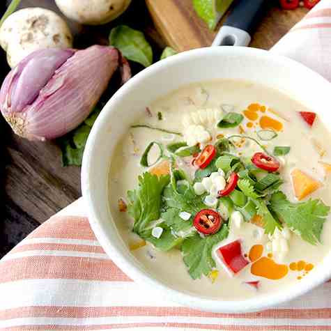 Thai Pumpkin Corn Soup