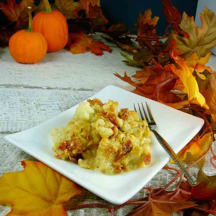 Buffalo Style Cauliflower Gratin