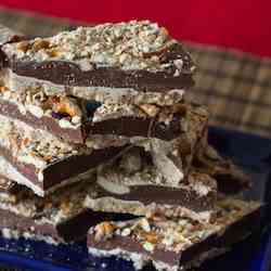 chocolate peanut butter pretzel bars