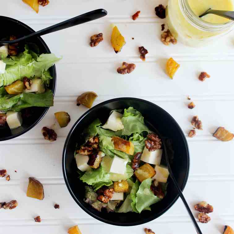 Golden Beet and Walnut Salad