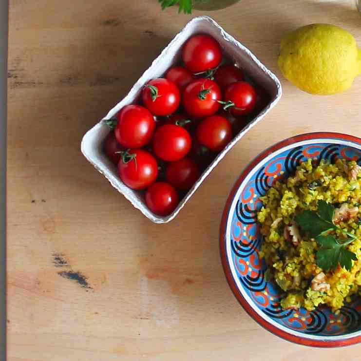 Fresh Herbs and Lemon Bulgur 