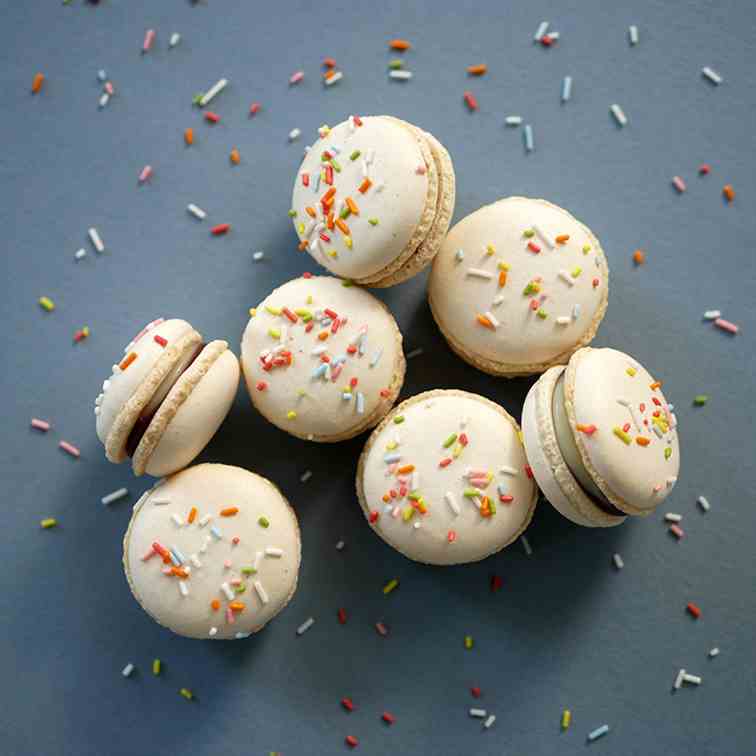 Birthday Macarons