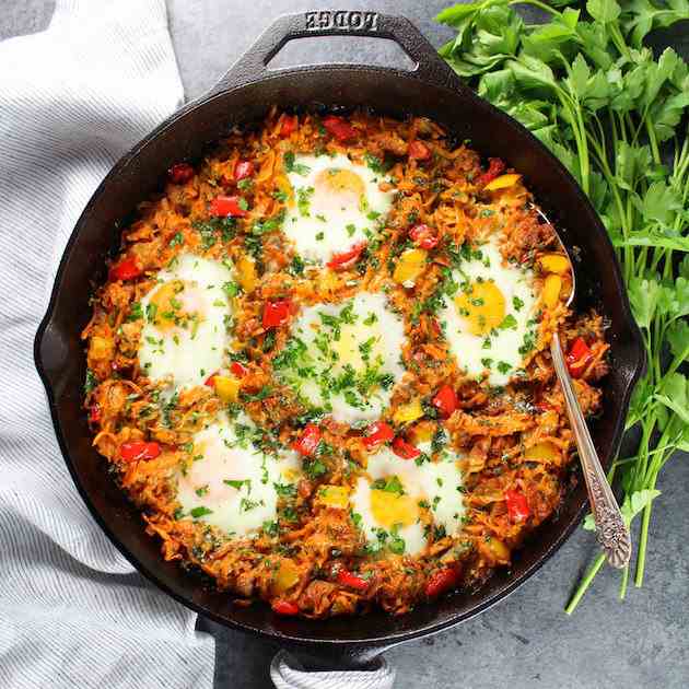 Chicken Sausage Breakfast Skillet