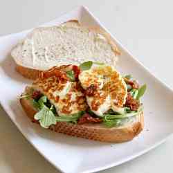 Halloumi sandwich