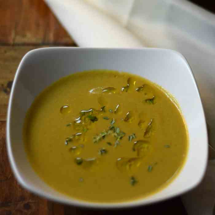 Roasted Eggplant - Garlic Soup