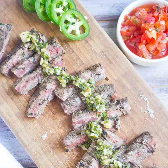 Argentinean Chimichurri Skirt Steak