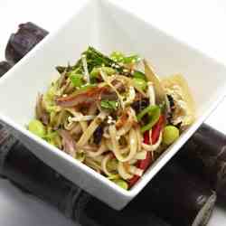 Niko`s Vegetable and Rice Noodle Stir Fry