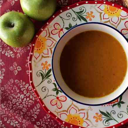 Roasted Squash and Onion Soup (with Curry)