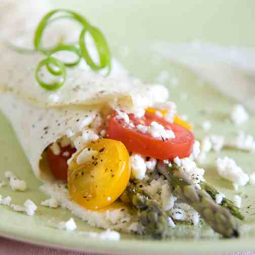 Greek Inspired Spring Omelet