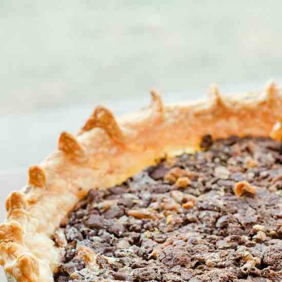 Grandma's Chocolate Pecan Pie