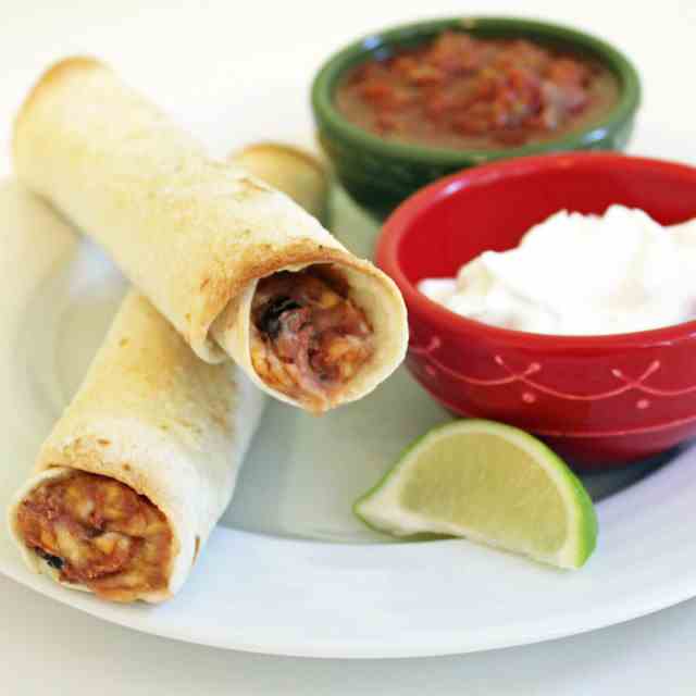 Bean and Cheese Taquitos