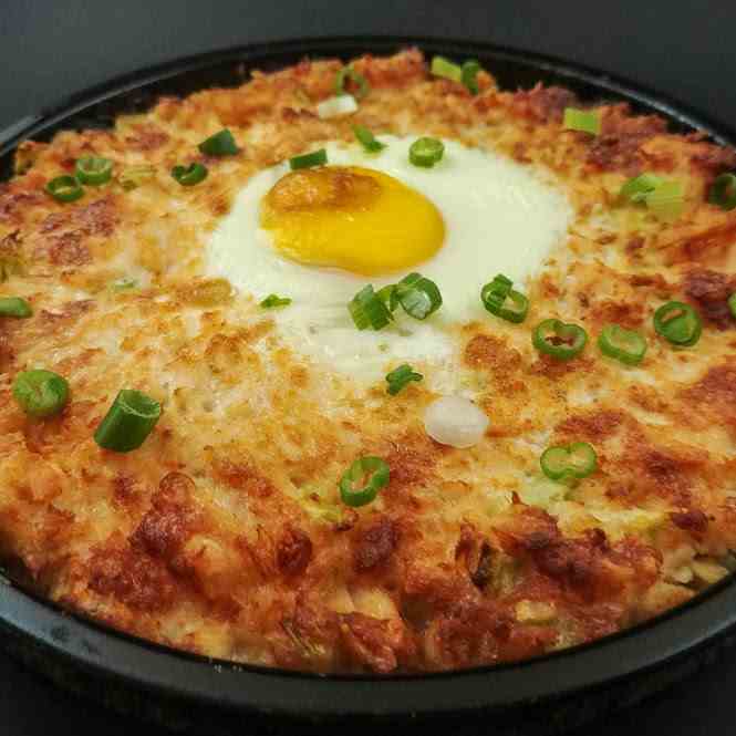 Cheesy Egg and Tuna Bake