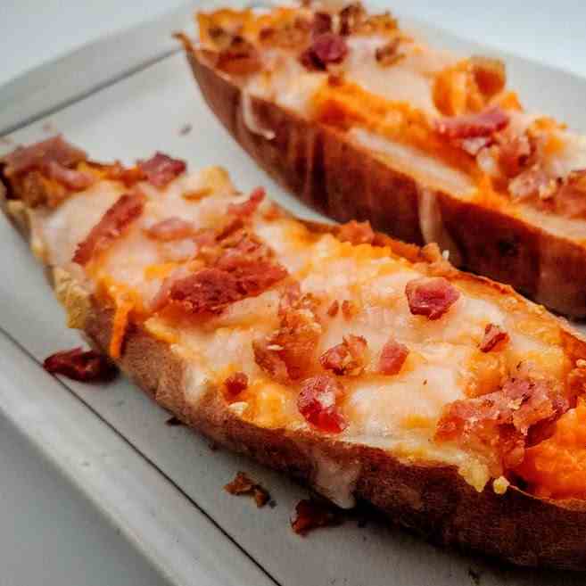 Cheesy Sweet Potato