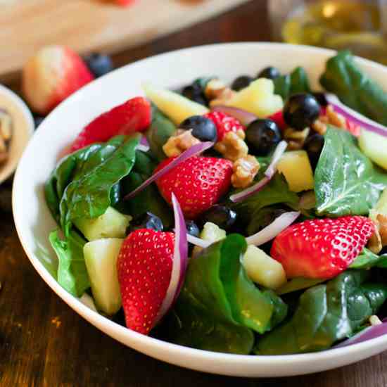 Spinach Fruit Salad