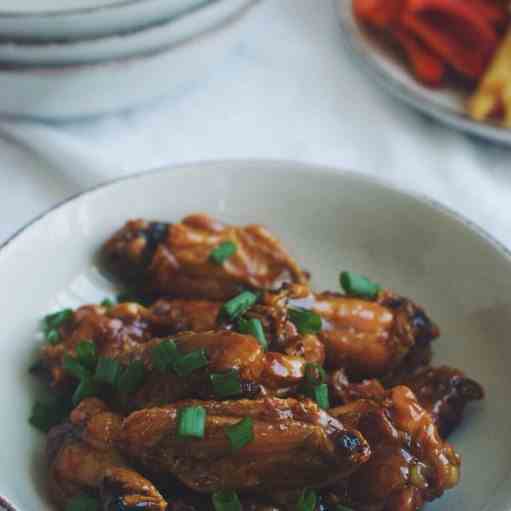 Super Crispy Honey-Garlic Wings