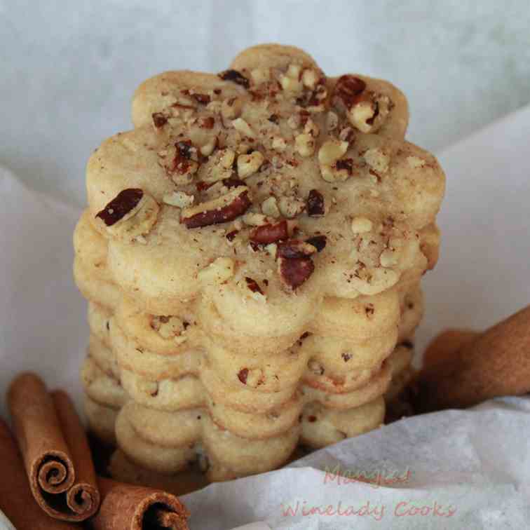 Pecan Shortbread Cookies