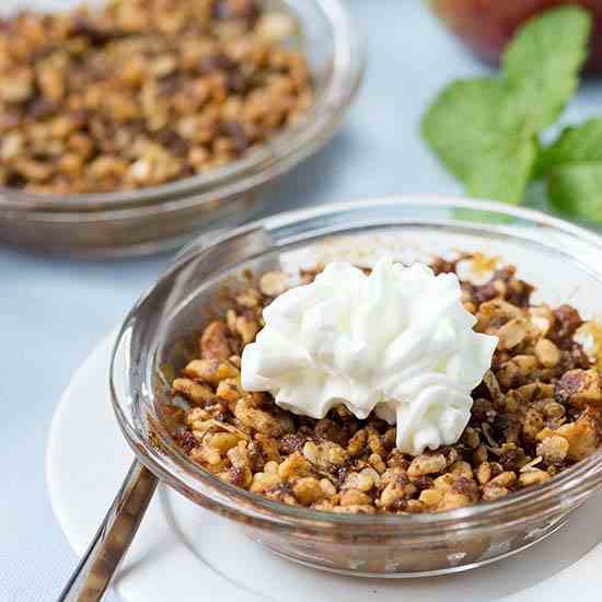 Crisp Rice Apple Crumble