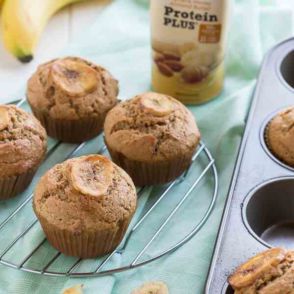  Whole Wheat Banana Muffins