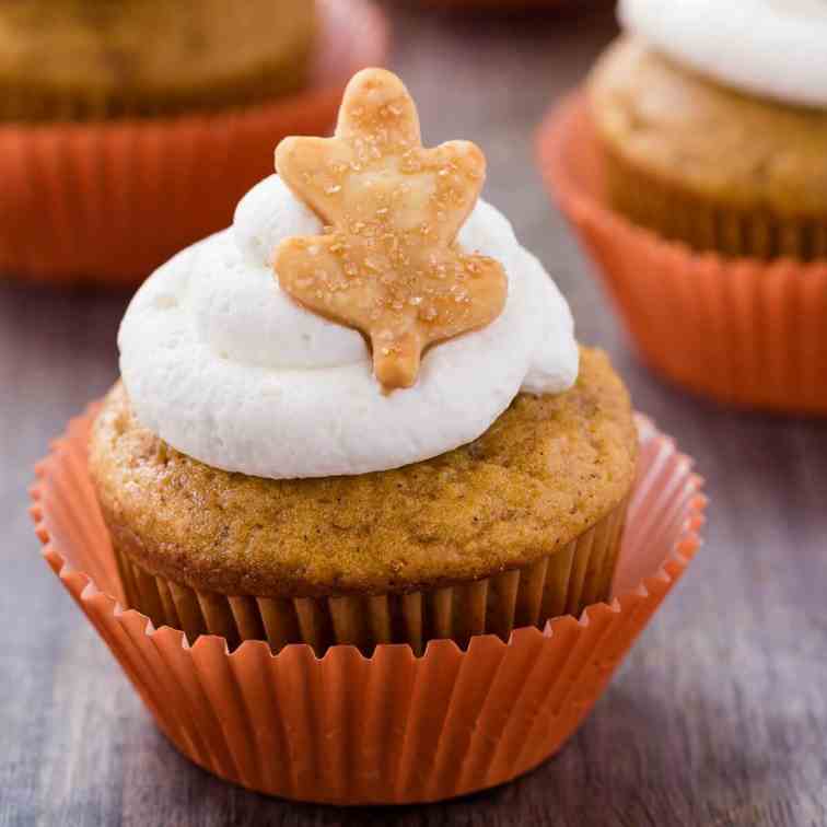 Pumpkin Pie Cupcakes