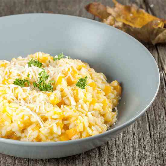 Pumpkin risotto