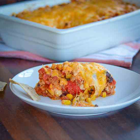 Turkey Chili Casserole