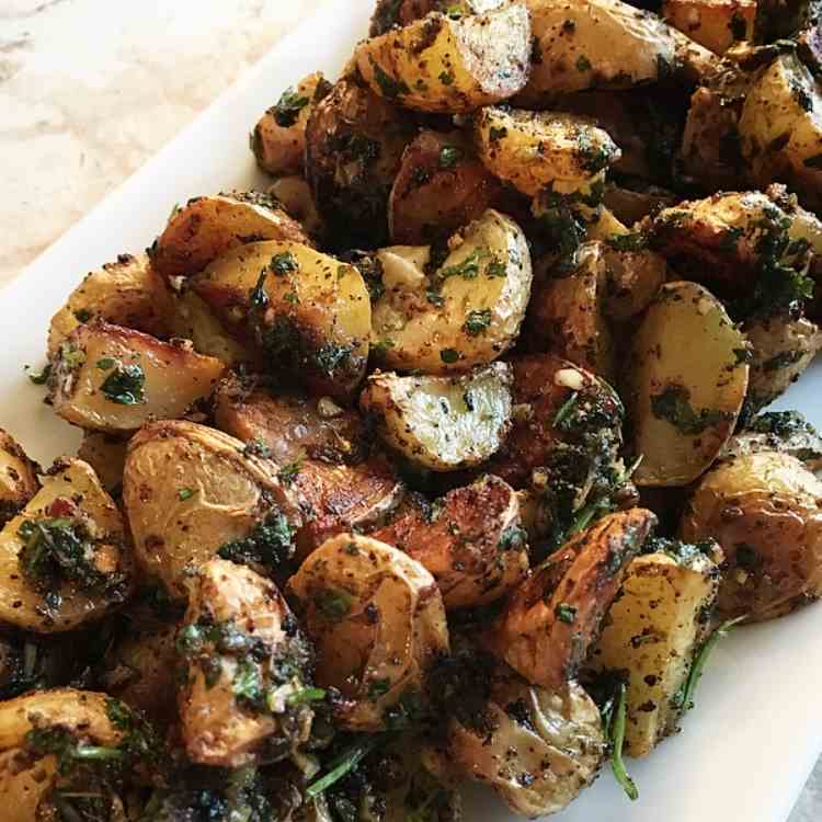 ChimiChurri Garlic - Herb Potatoes