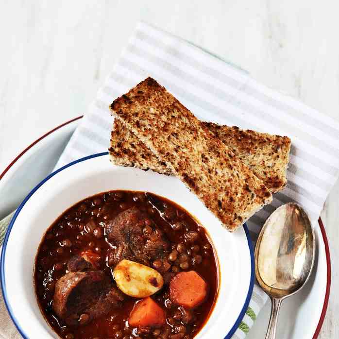 Harissa and Rosemary Beef Stew