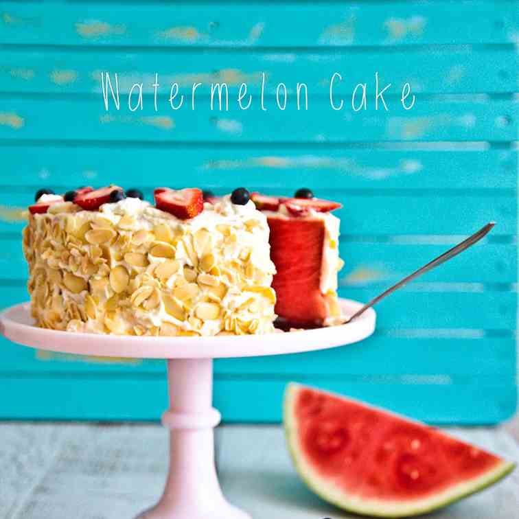 The Amazing Watermelon Cake!