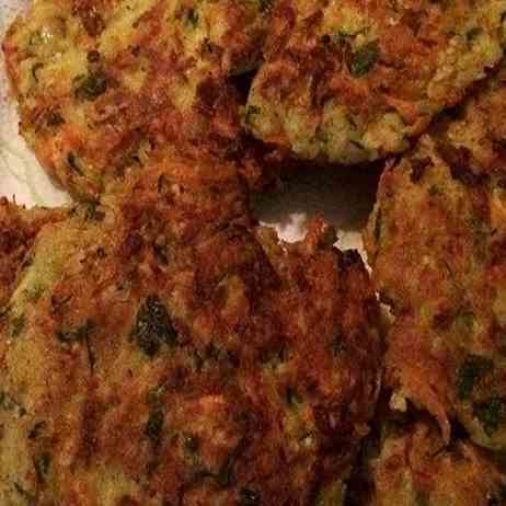 Vegetable and Feta Latkes