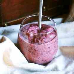 Pineapple Blueberry Smoothie with Oats