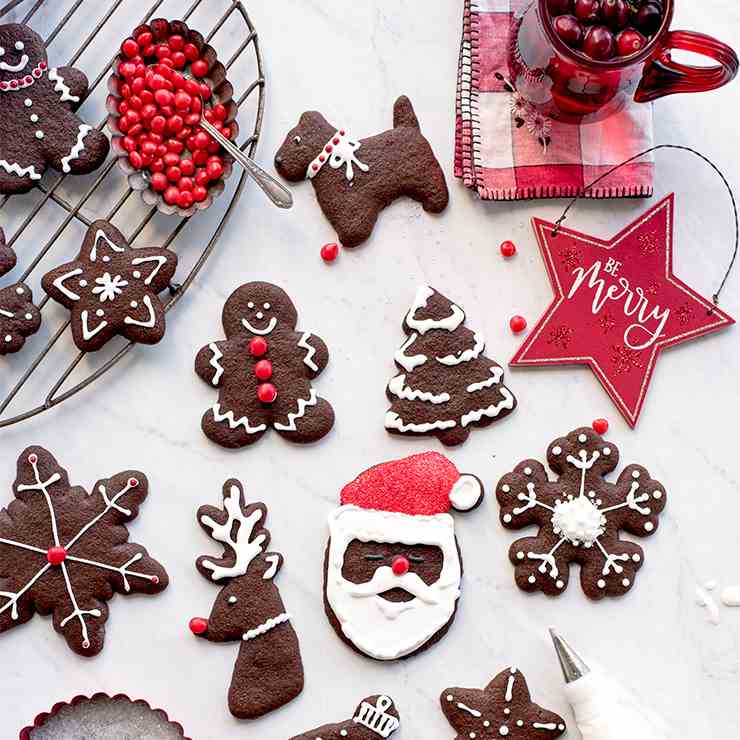 Chocolate Gingerbread Cookies