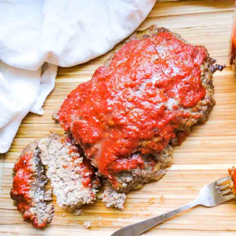Italian Style Meatloaf with Marinara